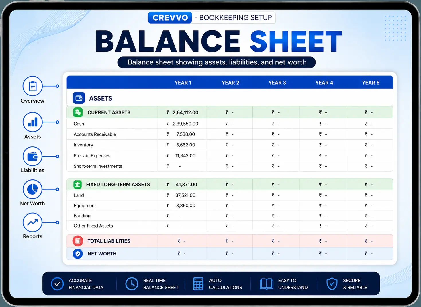 Balance Sheet Template