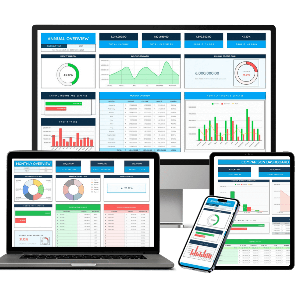 business Bookkeeping Tracker Sheet
